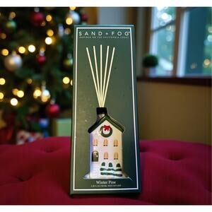 Sand + Fog Reed Diffuser Christmas House Winter Pine Scent 100mL Limited Edition